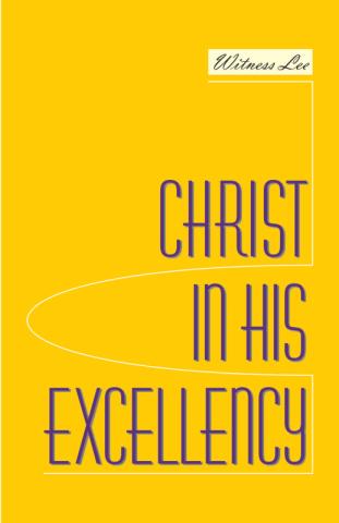 Christ in His Excellency