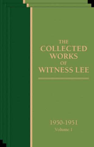 Collected Works of Witness Lee, 1950-51, The (vols. 1-3)