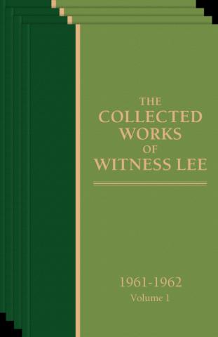 Collected Works of Witness Lee, 1961-62, The (vols. 1-4)