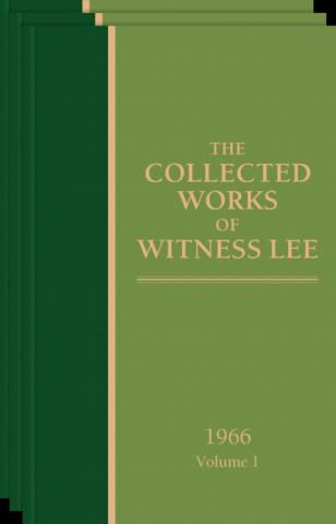 Collected Works of Witness Lee, 1966, The (vols. 1-3)