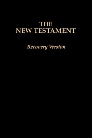 New Testament Recovery Version (Black, Economy w/footnotes, Softbound, 6 3/4" x 4 1/2")