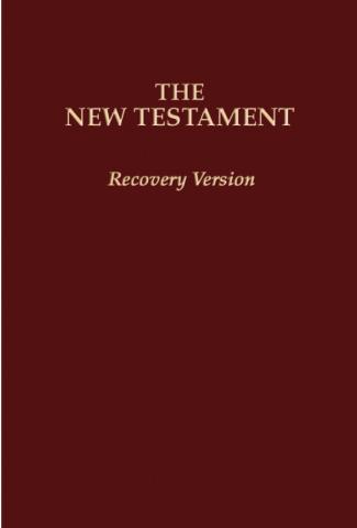 New Testament Recovery Version (Burgundy, Economy w/footnotes, Softbound, 6 3/4" x 4 1/2")